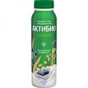 Биойогурт питьевой Актибио черника, злаки, лен 1,6%, 260 г
