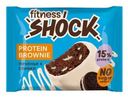 Пирожное протеиновое Fitness Shock брауни печенье со сливками, 50г