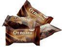 Конфеты ОТЛОМИ вафельные с карамелью, 100г