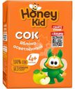 Сок Honey Kid яблочный восстановленный осветленный для детей с 4 мес. 0.2л
