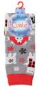 Носки женские Conte New Year 647 хлопок серые р 23-25
