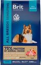 Корм сухой для собак BRIT Premium Lamb & Rice гипоаллергенный, для всех пород, 1кг