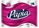 Туалетная бумага Papia белая 3 слоя, 12шт