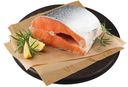 Кусок лосося, полуфабрикат из замороженного сырья, 1 кг