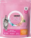 Корм сухой Purina One с курицей и цельными злаками для котят 750г