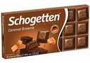 Шоколад молочный Schogetten Caramel Brownie, 100 г