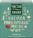 Крем-маска для лица Чистая Линия Питание, 45мл