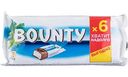 Батончик шоколадный Bounty, 6×27,5 г