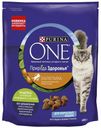Корм Purina ONE сухой для взрослых кошек Природа Здоровья с облепихой с высоким содержанием индейки 680 г