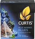 Чай черный Curtis Blue Berries blues чёрная смородина, ежевика, черника и василёк 20х1.8г