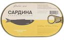 Сардина бланшированная Рыбное меню тушки в масле, 175г