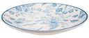 Тарелка обеденная Цветы керамика цвет: белый/голубой, 26 см