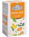 Чайный напиток травяной Ahmad Tea Ginger & Turmeric Immune, 20×1,5 г