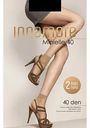 Носки женские Innamore Minielle цвет: nero/ черный, 40 den, 2 пары
