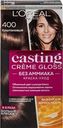 Краска-уход для волос CASTING CREME GLOSS 400 Каштан, без аммиака, 180мл