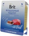 Влажный корм Brit Воздушный паштет телятина для котят 100 г