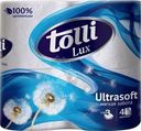 Туалетная бумага Tolli Lux Ultrasoft 3 слоя 4шт.