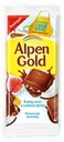 Шоколад ALPEN GOLD С сушеным инжиром, кокосовой стружкой и соленым крекером 85г
