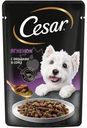 Влажный корм Cesar для взрослых собак с ягненком и овощами в соусе, 85г