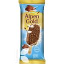 Мороженое ALPEN GOLD сливочное двухслойное с какао, молочным шоколадом и хрустящими рсиовыми шариками 8% 58г