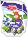 Йогурт ДОБРАЯ БУРЁНКА, Черника-ежевика, 2,5%, 900мл