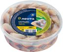 Сельдь ЛЕНТА Матье, филе-кусочки в масле, 400г