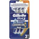 Бритвенный станок одноразовый Gillette Blue 3 Comfort, 3шт.