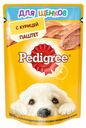 Влажный корм для щенков Pedigree от 1 месяца паштет с курицей, 80 г