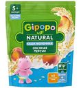 Каша овсяная молочная Gipopo персик с 5 месяцев, 200г