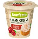 Сливочный сыр BONFESTO крем-чиз с вялеными томатами ,65%, 125г