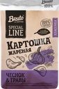 Чипсы картофельные BRUTO со вкусом чеснок и травы, из натурального картофеля