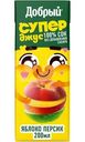 Сок Добрый Active Kid яблоко-персик, 200мл