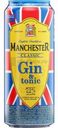 Напиток слабоалкогольный MANCHESTER Джин-тоник классический, 7,2%, ж/б, 0.45л