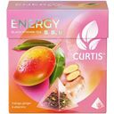 Чай Curtis Energy чёрный цейлонский манго-имбирь-цедра цитрусовых-лепестки цветов листовой, 15х1.7г