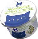 Сыр творожный Милград с маринованными огурчиками и зеленью 60%, 130 г