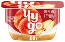 Творожок взбитый Чудо Персик-груша 4.2% БЗМЖ, 100г
