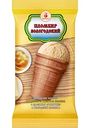 Мороженое пломбир Пломбир Вологодский на варёном сгущённом молоке в вафельном стаканчике 15%, 100г