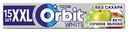 Жевательная резинка Orbit White Сочное яблоко без сахара, 20.4г