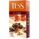 Чай Tess, Flame с земляникой и розовым перцем, 25 пакетиков