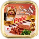 Корм для собак мелких пород Smolly Dog Pate Телятина с утиной печенью, 100 г
