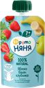 Десерт ФРУТОНЯНЯ, Яблоко, банан, клубника, 90г