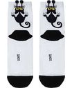 Носки женские Conte Classic с пикотом Black Cat цвет: белый/чёрный/жёлтый, 25 (38-39) р-р