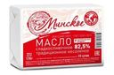 Масло Минское Традиционное сладкосливочное несоленое 82.5% 170г