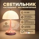 Светильник аккумуляторный настольный, FLARX, с кабелем USB, в ассортименте