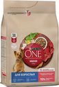 Корм сухой Purina ONE  с говядиной и с рисом для взрослых собак мелких и карликовых пород, 3кг