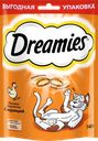 Лакомство для кошек DREAMIES Подушечки с курицей, 140г