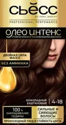 Краска для волос СЬЁСС Oleo Intense 4–18 Шоколадный каштановый