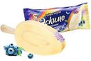 Мороженое Колибри Радуга вкусов эскимо с фруктово-ягодным наполнителем Черника в белой глазури, 70г