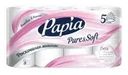 Туалетная бумага, Papia, 5 слоёв, 8 рулонов