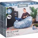 Кресло надувное Bestway 75052 цвет в ассортименте, 112×112×66см